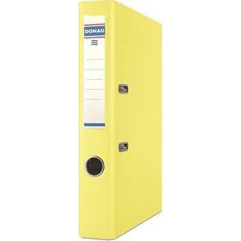 Pákový pořadač Donau Master, A4, 50 mm, PP, žlutý