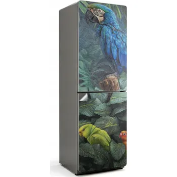 Fototapeta Dekorativní Samolepka Nálepka Ozdoba na Lednici Papoušci v tropické džungli