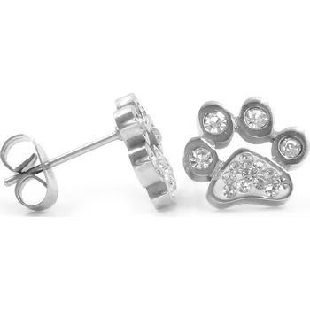 Náušnice BRUNOshop.cz Náušnice KAMÍNKOVÉ TLAPKY Stříbrná