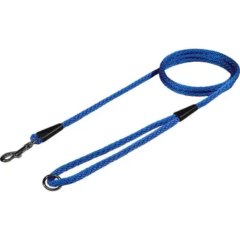 Vodítko pro psa BAFPET Vodítko lano, SPIRÁLA JEDNOBAREVNÁ - Modrá Varianta: Modrá - 6mm x 150cm 15206J