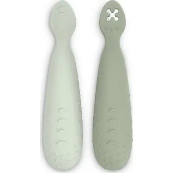 dětský příbor Suavinex Lžičky na učení Colour Essence Zelené