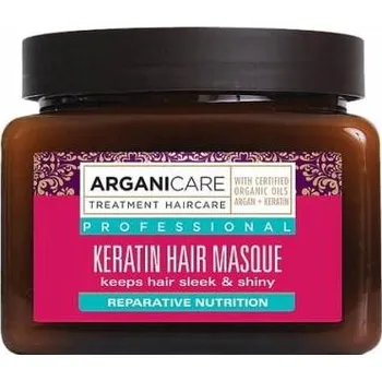 Vlasová regenerace Maska na vlasy Arganicare Keratin 500 ml / regenerační