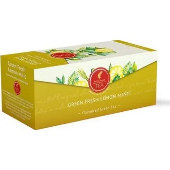 Nápoj Julius Meinl Zelený čaj s citrónovou trávou a mátou 25 x 1,75 g