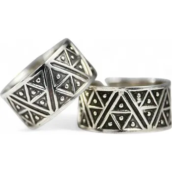 Prsten Drakkaria BORWIN, slovanský - vikinský stříbrný prsten, Ag 925