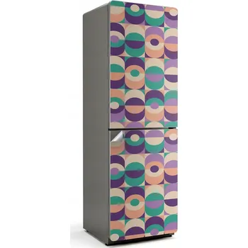 Fototapeta Designová Samolepka Samolepicí na Lednici - Geometrické Oválné Vzory