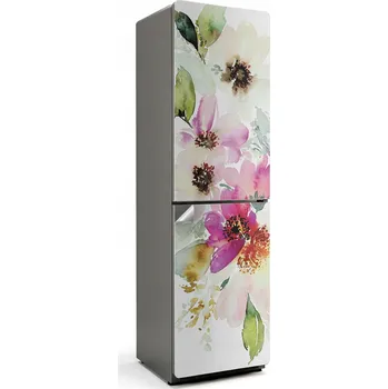Fototapeta Samolepicí samolepka na ledničku Snadná Aplikace Květinový akvarelový vzor