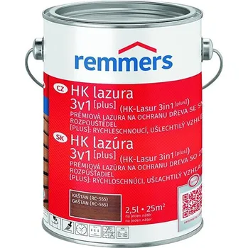 lazura Remmers HK Lazura 3v1 [plus] 2,5 l Kastanie / Kaštan