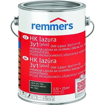 lazura Remmers HK Lazura 3v1 [plus] 2,5 l Ebenholz / Eben