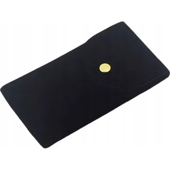 ORGANIZÉR POUZDRO UZAVÍRATELNÉ POUZDRO NA HODINKY DVOUVRSTVÉ ČERNÉ SEMIŠOVÉ 13X7