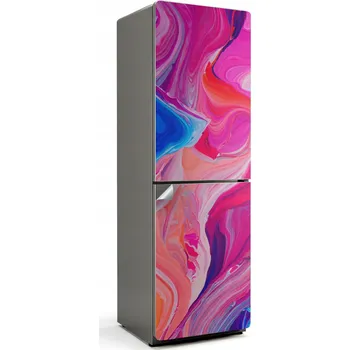 Fototapeta Samolepicí Nálepka Bubble Free na Ledničku - Dynamické barevné vlny