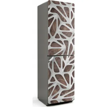 Fototapeta Samolepicí nálepka na ledničku do kuchyně S ažurovým abstraktním vzorem