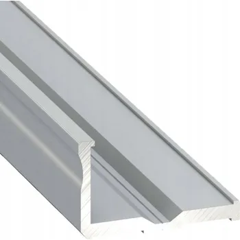 LED páska Stříbrný eloxovaný profil pro LED pásek typ E 1m HQ