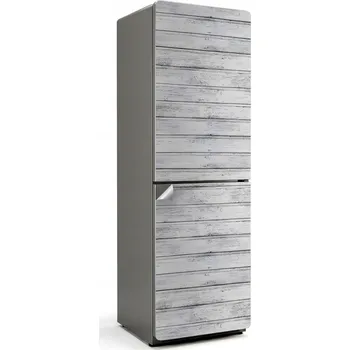 Fototapeta Dekorační Nálepka na Lednici s Motivem Dřevěných Prken vodorovně