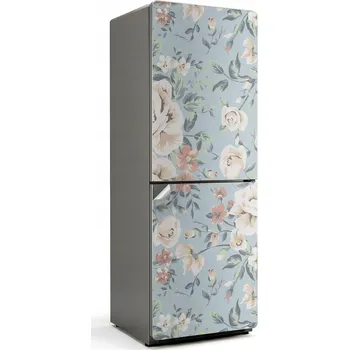 Fototapeta Designová Samolepicí nálepka na ledničku s jemným květinovým vzorem