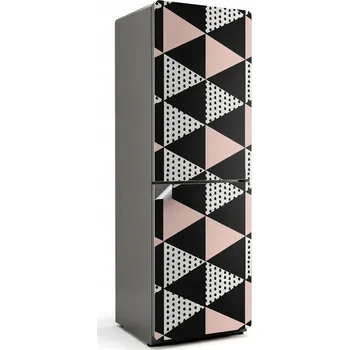 Fototapeta Samolepka Dekorativní Ozdoba na Lednici Geometrický Vzor Trojúhelníků