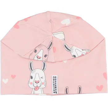 Čepice Bambusová dětská TENKÁ čepice Pink lama Geggamoja Velikost: 50-52cm (2-4 roky) S