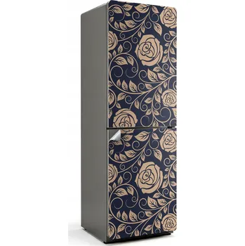 Fototapeta Samolepka Samolepicí na ledničku Květinový vzor s listy