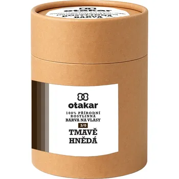 Barva na vlasy Otakar Organic - přírodní rostlinná barva na vlasy tmavě hnědá :-: 100 g