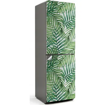 Fototapeta Dekorativní Samolepicí nálepka na ledničku Listy v tropickém vzoru