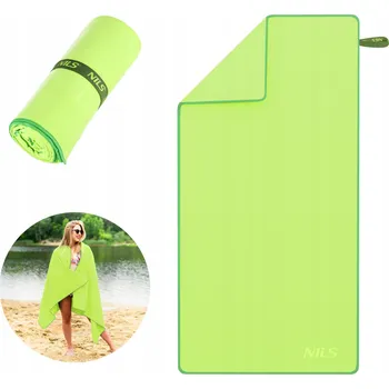 Ručník Rychleschnoucí ručník z mikrovlákna koupelový sportovní plážový Nils NCR12