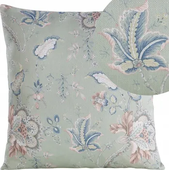 Povlak na dekorativní polštářek Povlak na polštář 45x45 Dekorativní Flore 5 J. Zelený