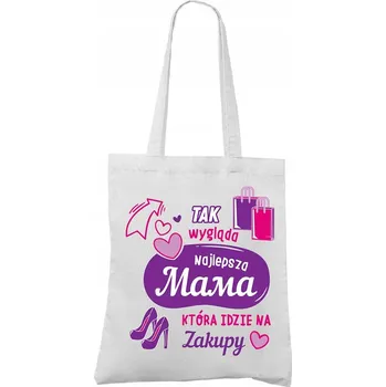Nákupní taška Bavlněná taška na nákupy Selfie - TAKHLE VYPADÁ NEZASTUPITELNÁ MÁMA