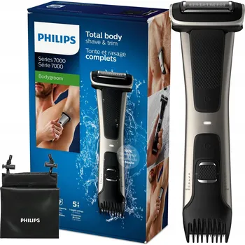Holicí strojek VODĚODOLNÝ AKUMULÁTOROVÝ STROJEK HOLICÍ STROJEK ZASTŘIHOVAČ PHILIPS BG7025/15 IPX7