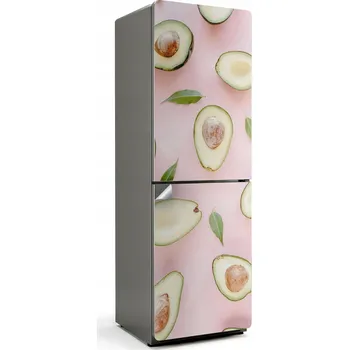 Fototapeta Samolepicí Fólie na ledničku, polepka do kuchyně - vzor avokádo a listy