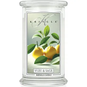 Svíčka Sójová vonná svíčka Yuzu & Šalvěj Kringle Candle 1 ks