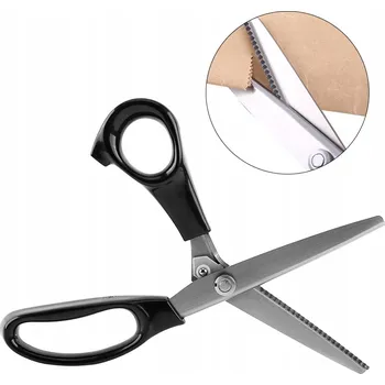 Kancelářské nůžky Nůžky s ozdobným střihem – zoubky 3 mm, cikcak, zubaté KREJČOVSKÉ NŮŽKY