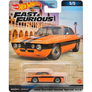 autíčko HOT WHEELS FAST & FURIOUS Alfa Romeo Giulia Sprint