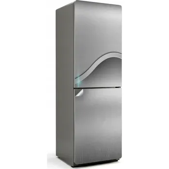 Fototapeta Samolepka s potiskem fotografie na lednici - Futuristická textura kovu