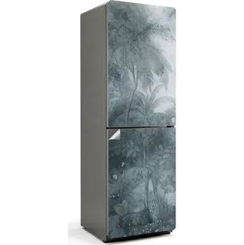 Fototapeta Samolepicí Fólie na Dveře Lednice do Kuchyně Tropické palmy v mlze