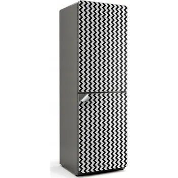 Fototapeta Samolepka na ledničku Bez bublinek, vzor cikcak v linii