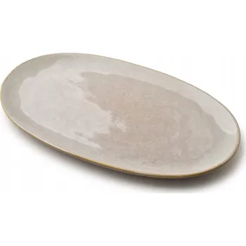 Talíř BASIC NATURE Oválný servírovací talíř 40x24 cm