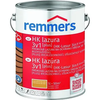 lazura Remmers HK Lazura 3v1 [plus] 5 l Eiche hell / Světlý dub