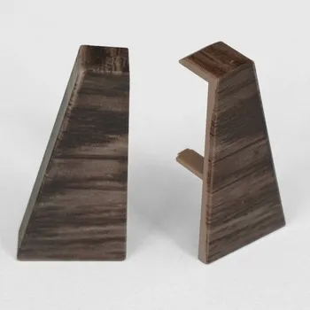 soklová lišta NOVÁK Koncovka L+P k soklové liště MDF 40x18 dub braun, 1 pár M13-AMKO033