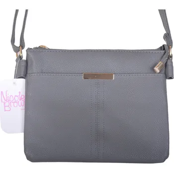 Kabelka Nicole Brown Elegantní kabelka JBFB 353 šedá