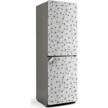 Fototapeta Samolepicí protibublinková nálepka na ledničku Geometrie linií a bodů