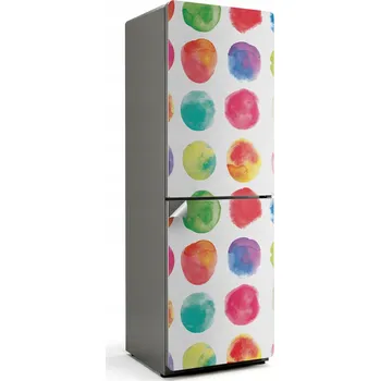 Fototapeta Samolepicí nálepka Samolepicí Barevné kruhy v řadách