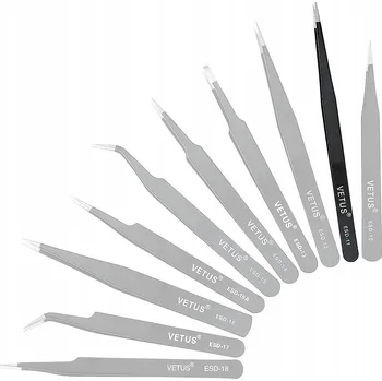 Péče o řasy a obočí PINZETA PINZETA PINZETA KOVOVÁ ANTISTATICKÁ ESD-11