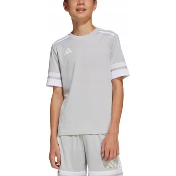 Chlapecké tričko Dětské tričko ADIDAS SQUADRA 25 SVĚTLE ŠEDÉ JJ0061 velikost 152 cm