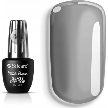 Lak na nehty Silcare Glass Dry Top hybridní lak na nehty Witch Please 9ml pro manikúru
