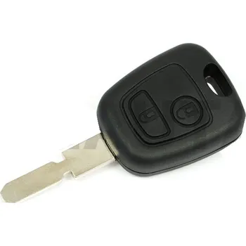 Autoklíč Kryt klíče s ovladačem Peugeot, Citroen - 2 tlačítka
