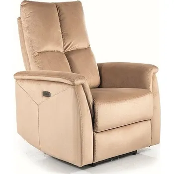 Křeslo Polohovací křeslo Neptun Velvet béžové