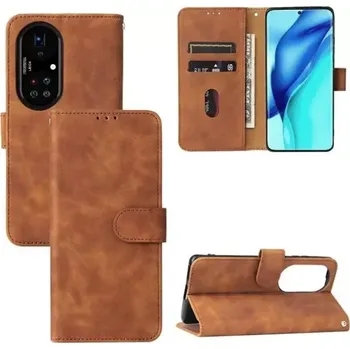 Pouzdro na mobilní telefon S-T-A-R Kožené pouzdro Huawei P50 Pro hnědé, brown, řada BUSINESS Magnetic