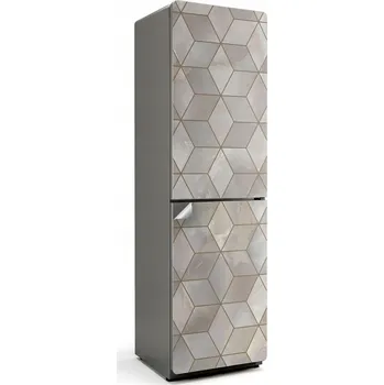 Fototapeta Dekorativní Samolepicí na Lednici – Geometrický vzor diamantů