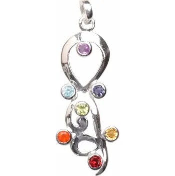 Přívěsek Čakrový přívěsek Arabeska Ag 925 3,5 cm, 2,7 g