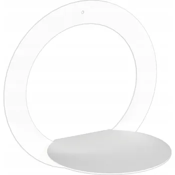 police Kovová police Domer 30 x 199 cm bílá