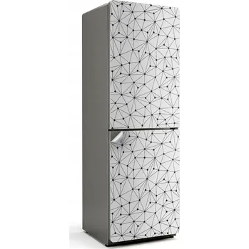 Fototapeta Umělecká Samolepka Fólie Dekorativní na Lednici Geometrie linií a bodů